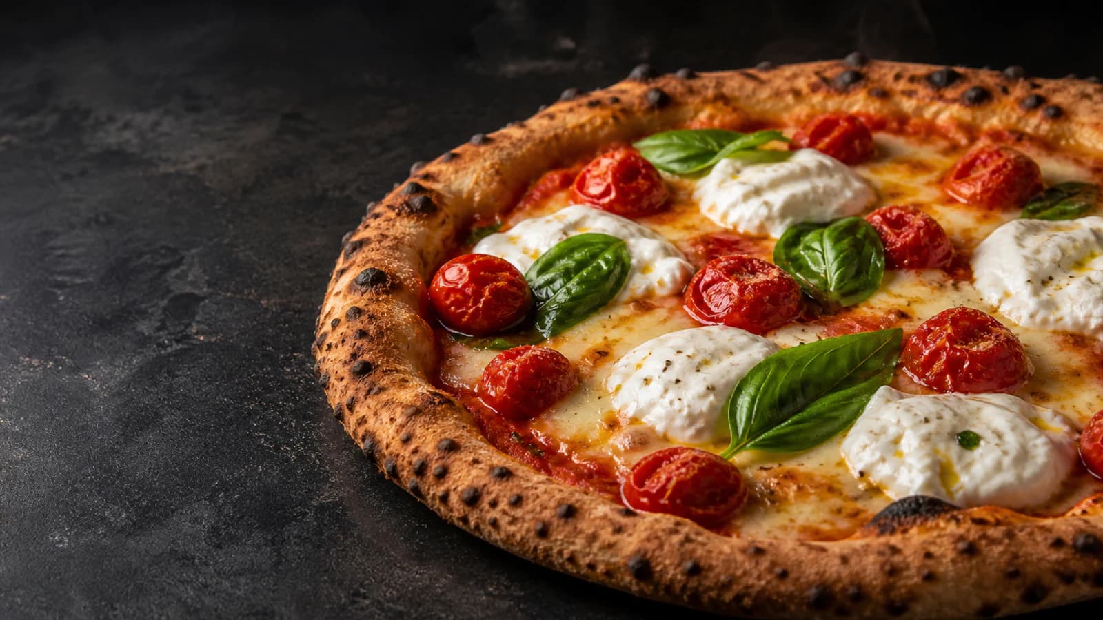 Taze burrata pizza